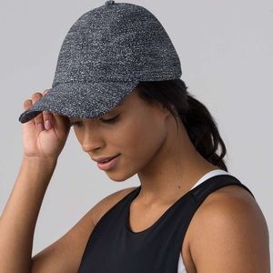 Lululemon Athletica Black and White Baller Run Hat